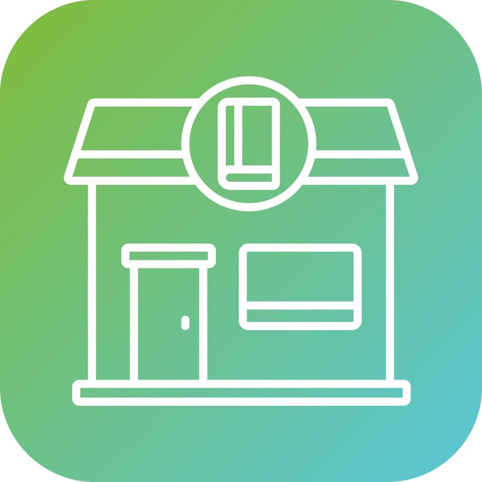 Book Store Vector Icon Style