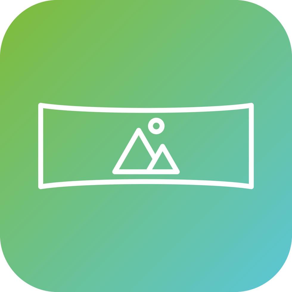 Panoramic Vector Icon Style