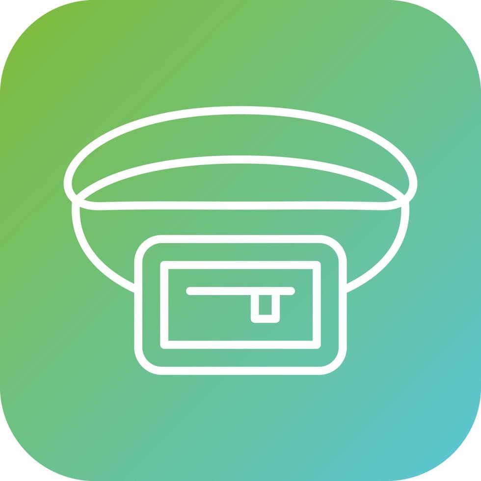 Waist Bag Vector Icon Style