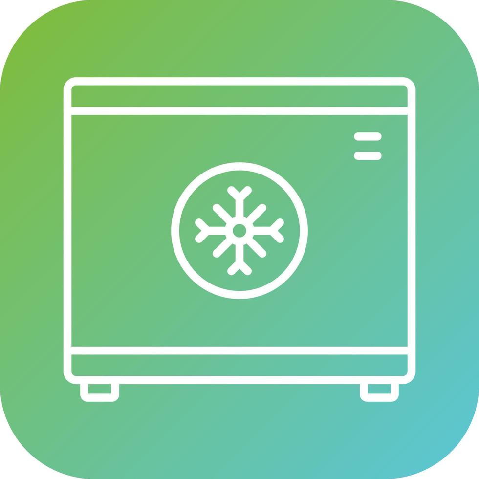 Freezer Vector Icon Style