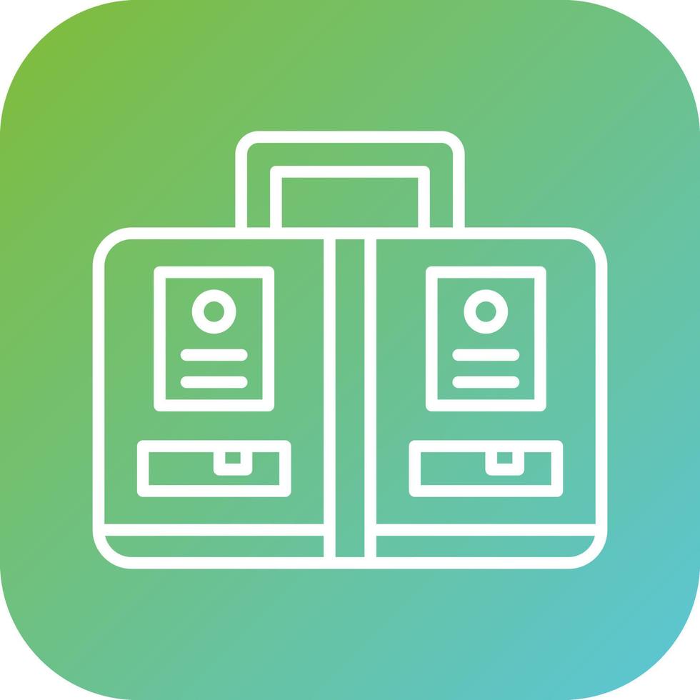 Luggage Vector Icon Style