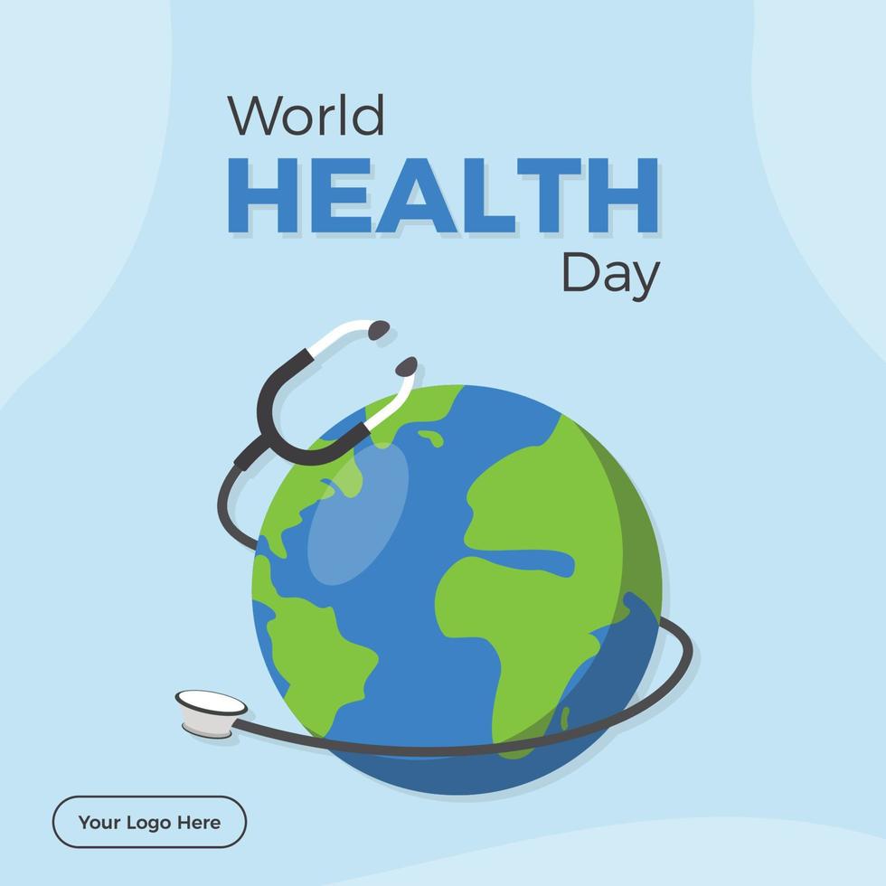 Día mundial de la salud vector