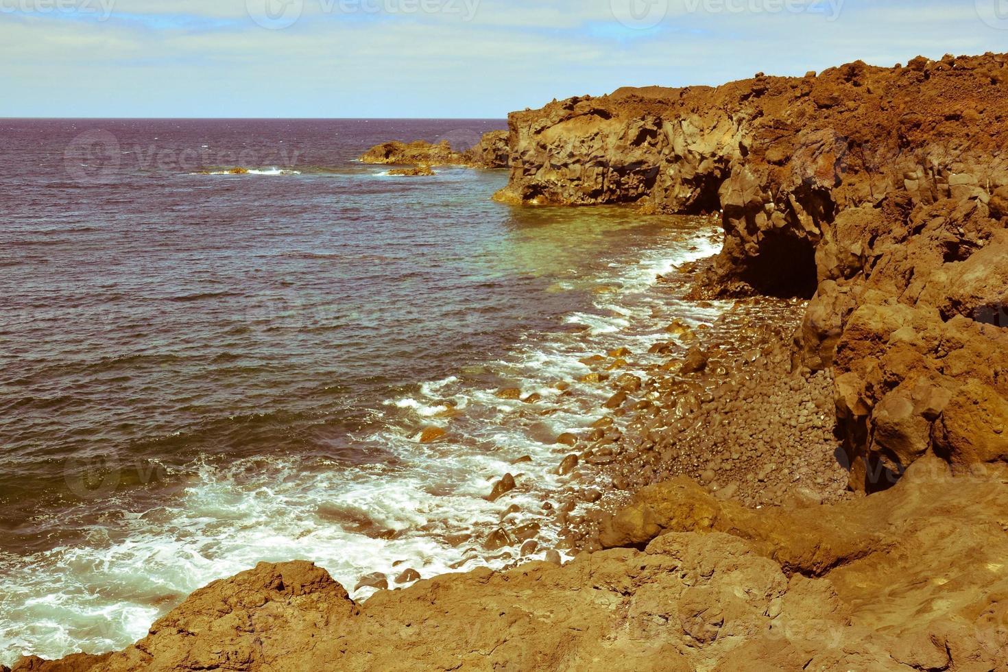 Scenic coastal view photo