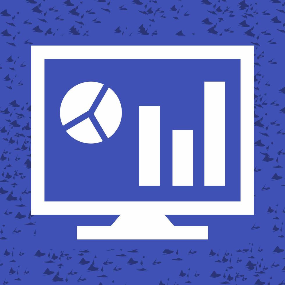 Analytics on screen Vector Icon