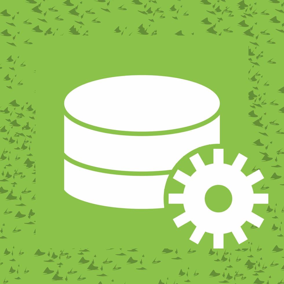 Database Setting Vector Icon