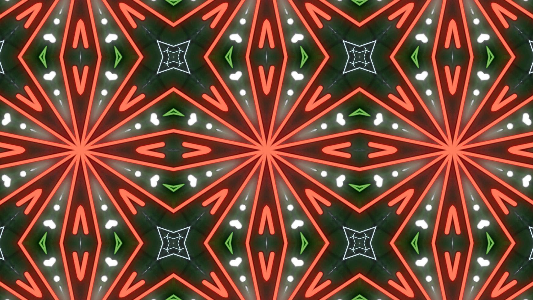 Kaleidoscope patterns abstract multicolored background photo
