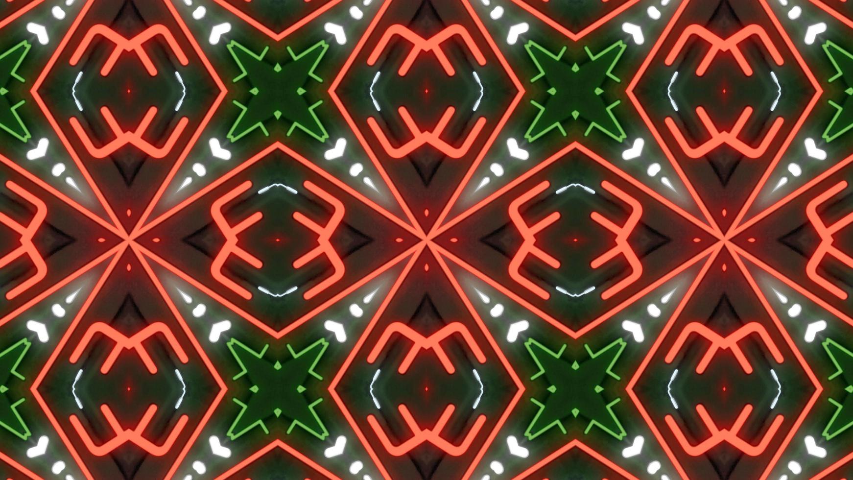 Kaleidoscope patterns abstract multicolored background photo