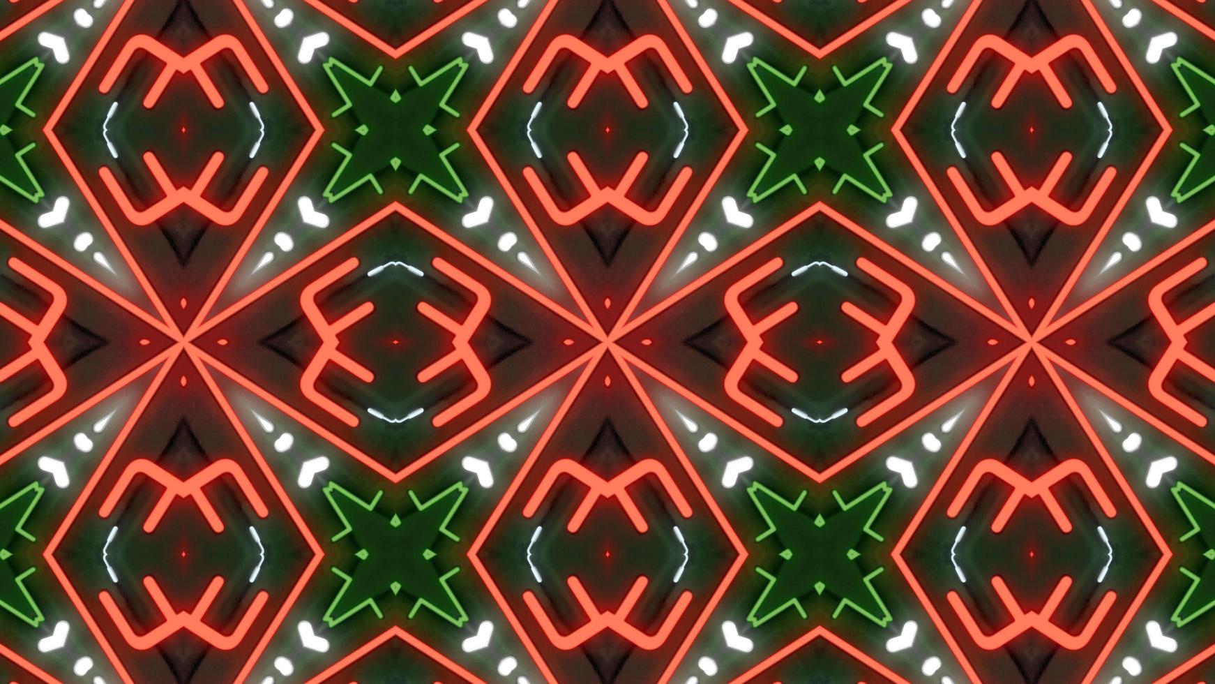 Kaleidoscope patterns abstract multicolored background photo