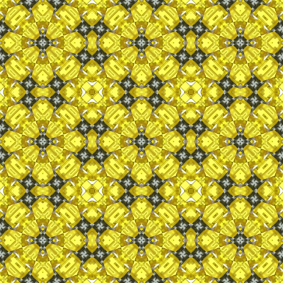 Kaleidoscope seamless patterns abstract background. Magic mandala photo