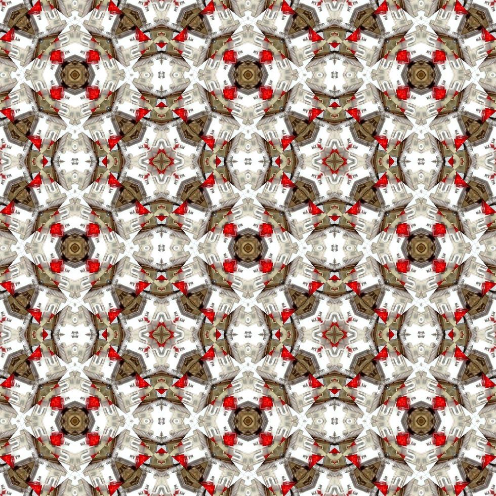 Kaleidoscope seamless patterns abstract background. Magic mandala photo