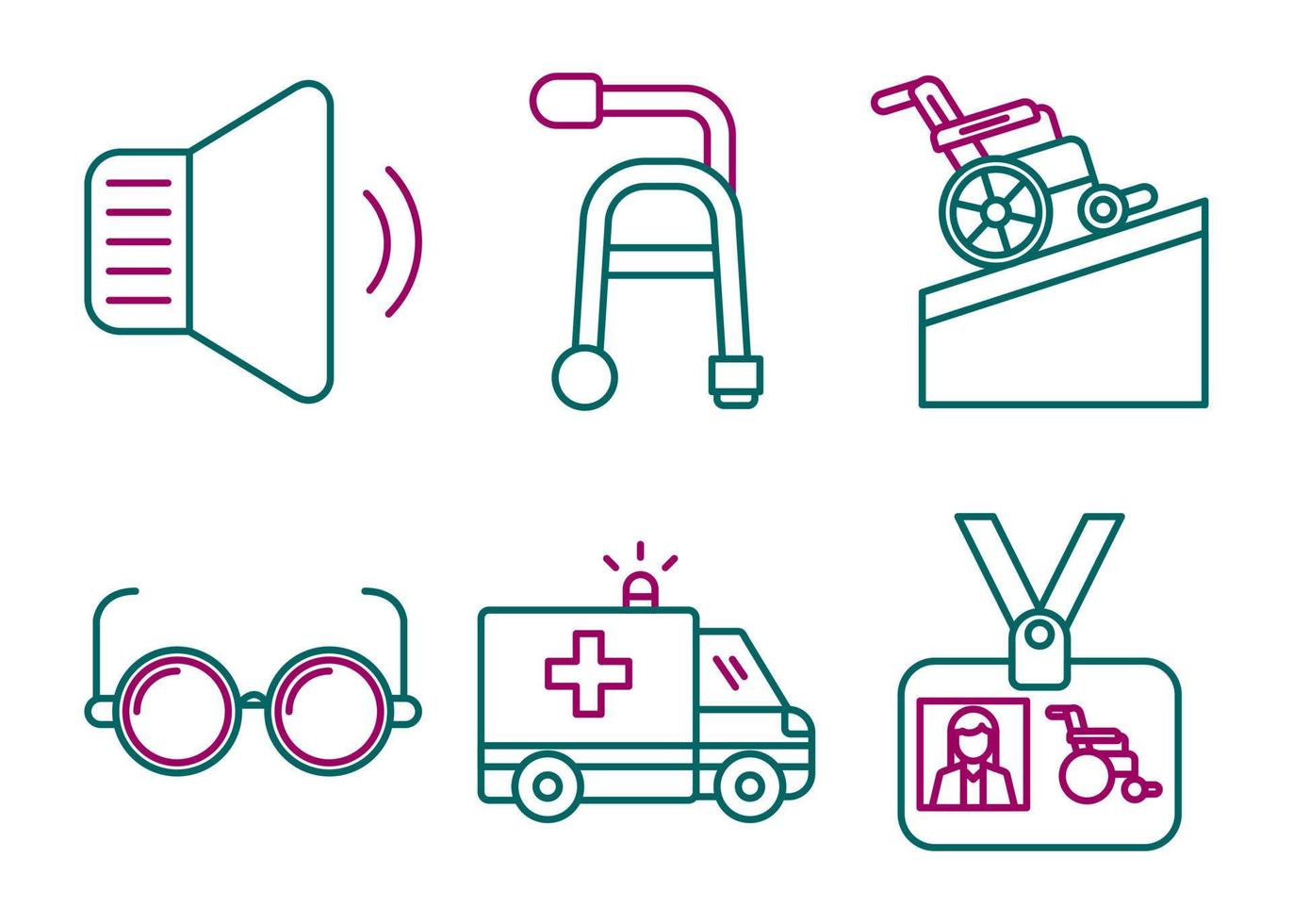 Accessibility Vector Icon Set