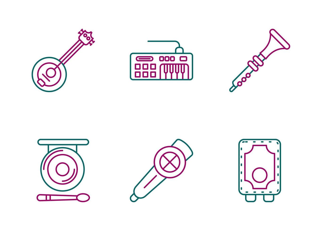 Music Vector Icon Set