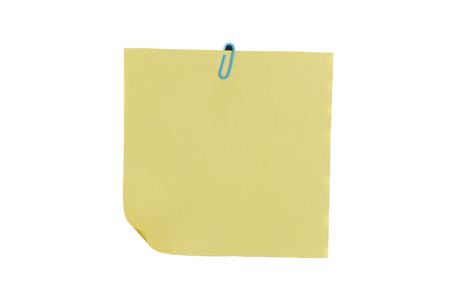 Blank Post It Note (PNG Transparent)