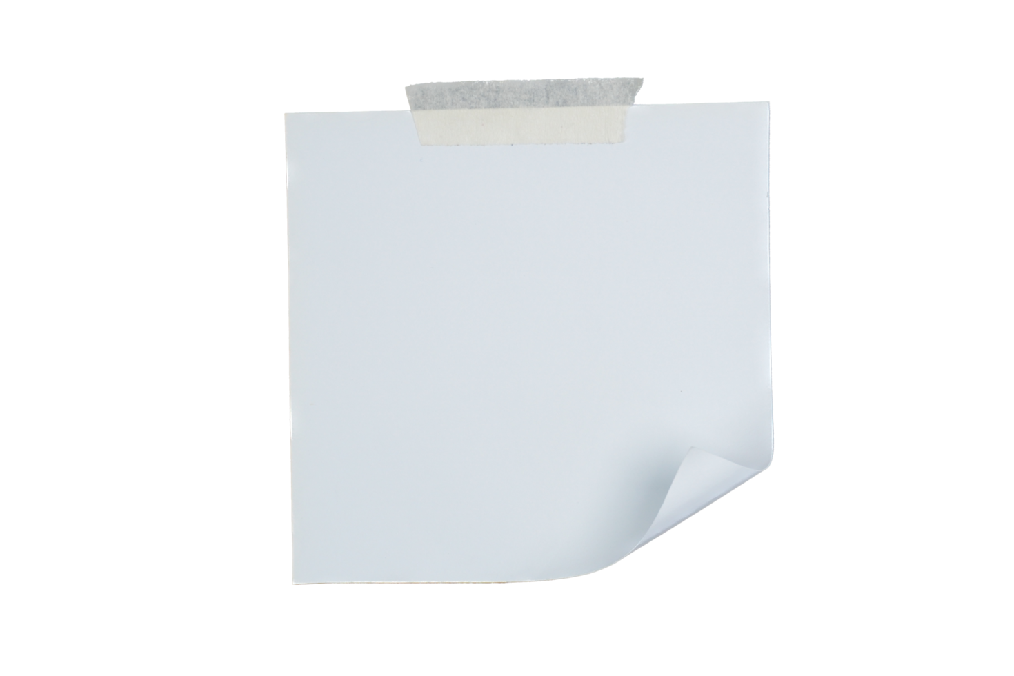 klebrig Hinweis Papier transparent png