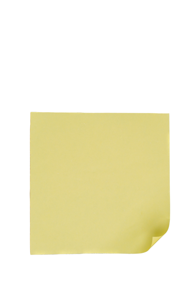 Sticky Note Paper Transparent 22299305 PNG