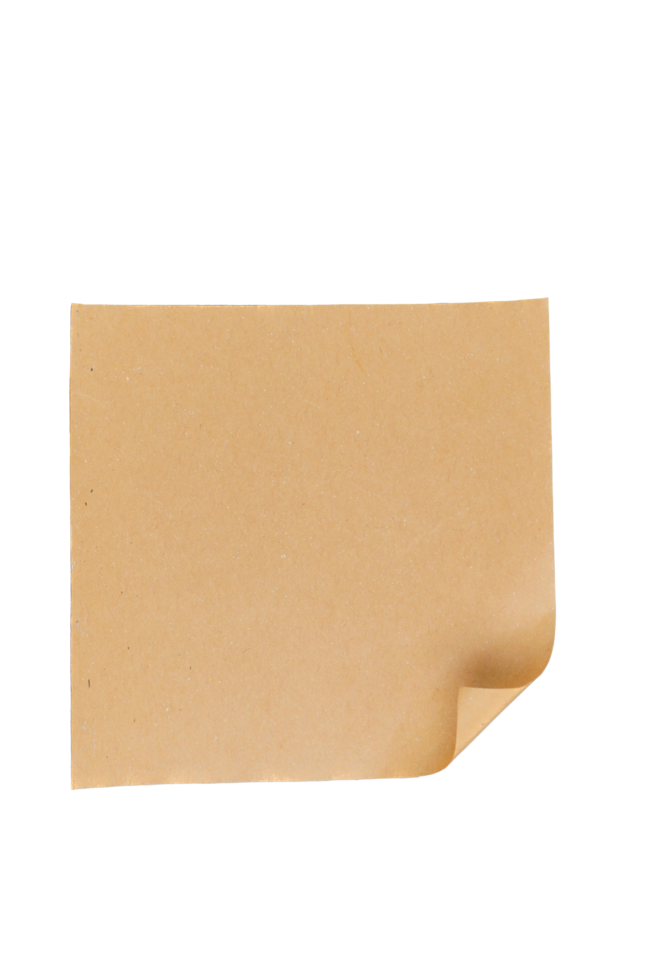 Sticky Note Paper Transparent png