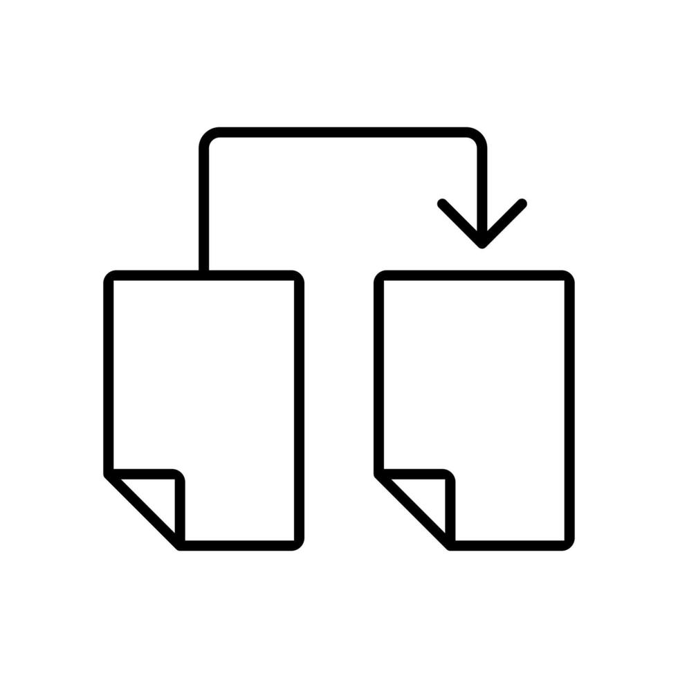 Data exchange icon vector. transfer information illustration sign. file conversion symbol or logo. vector