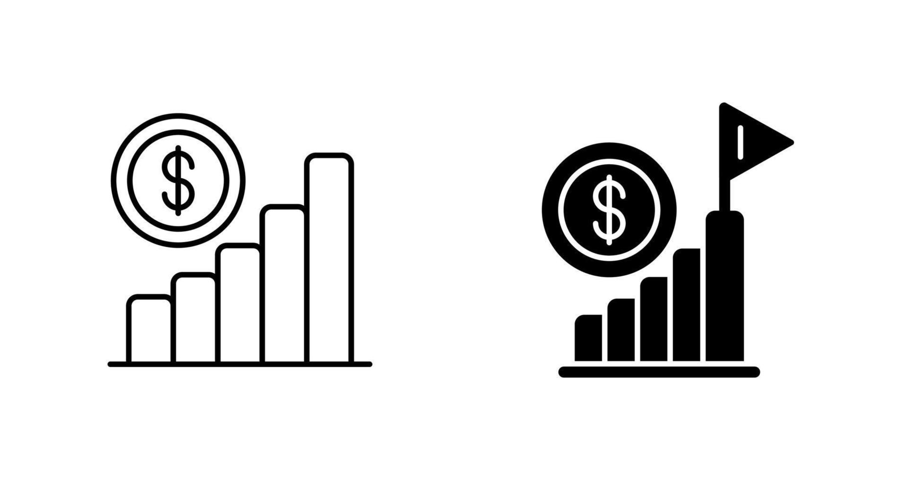 icono de vector de crecimiento