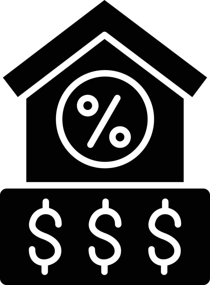Vector Design House Loan Icon Style