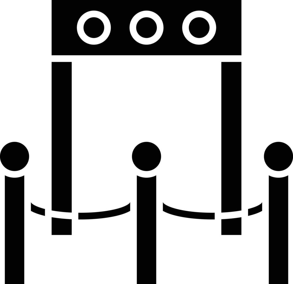 Vector Design Boarding Gate Icon Style