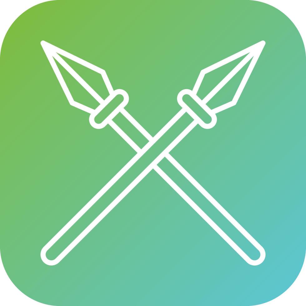 Spear Vector Icon Style