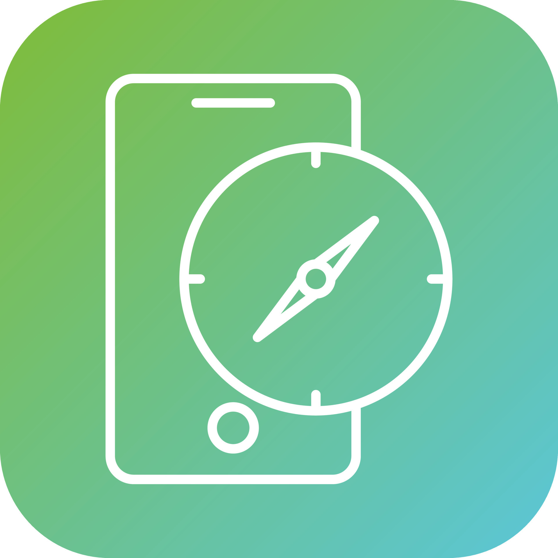 Compass App Vector Icon Style 22299857 Vector Art at Vecteezy