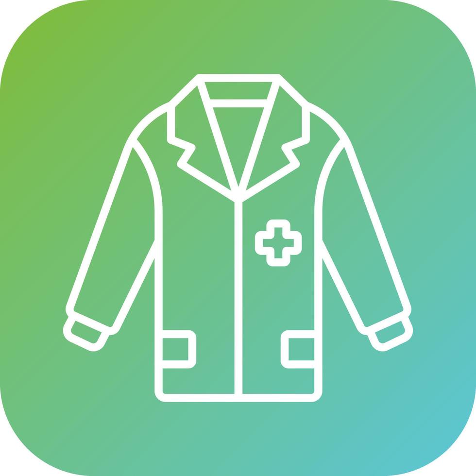 Doctor Coat Vector Icon Style