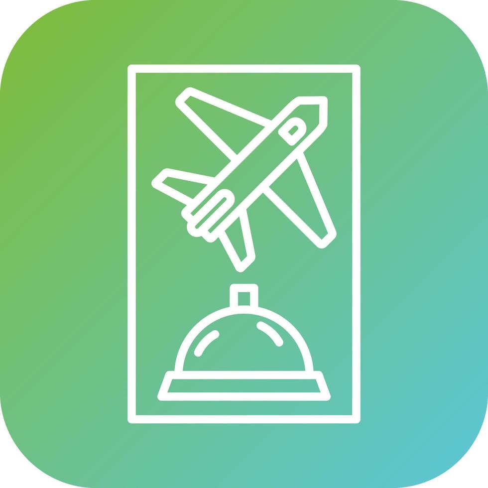 Digital Inflight Menu Vector Icon Style