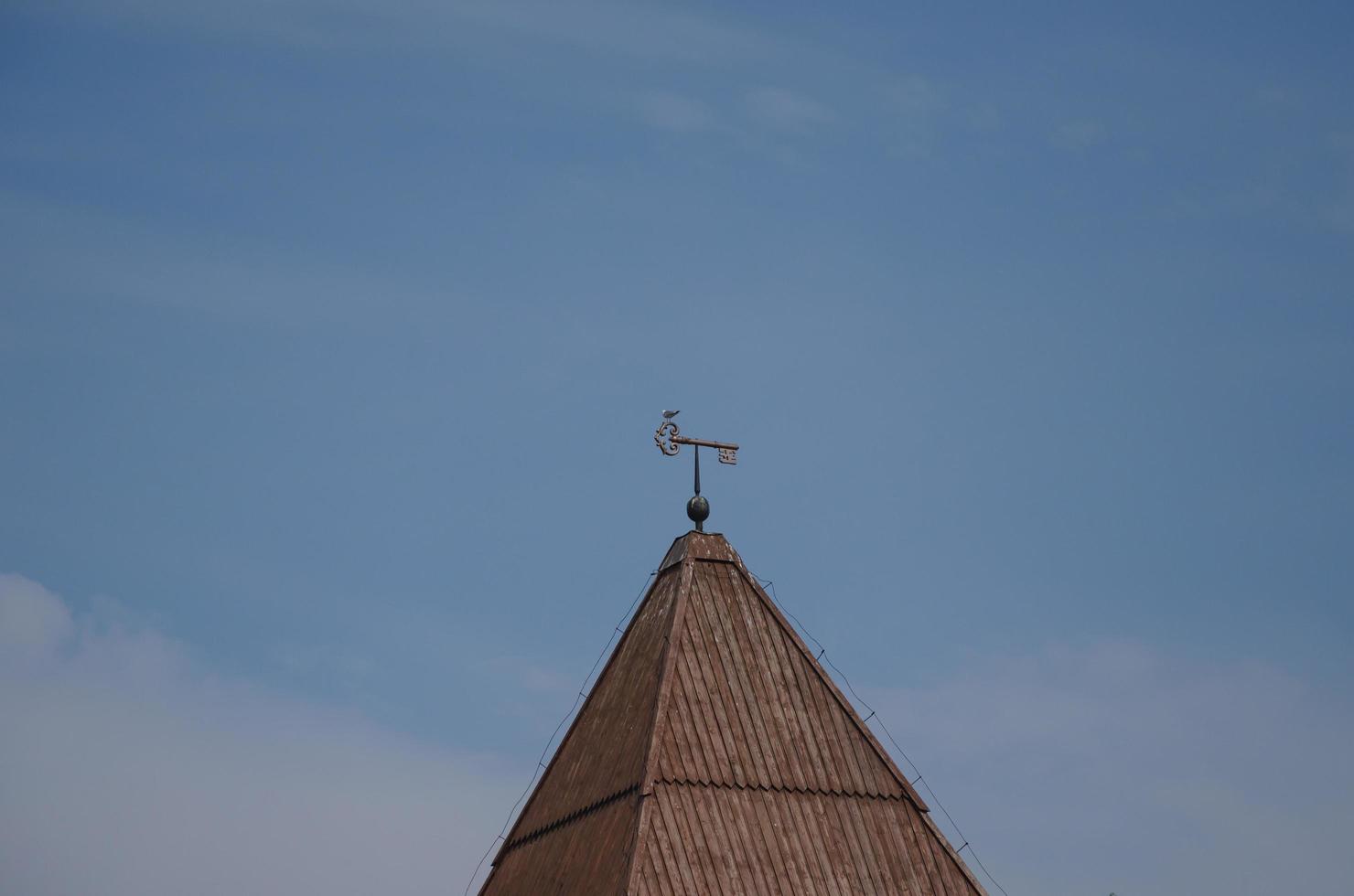 03.07.2022 Leningrad region, Shlissserburg, Spire roof of the fortress Oreshek photo