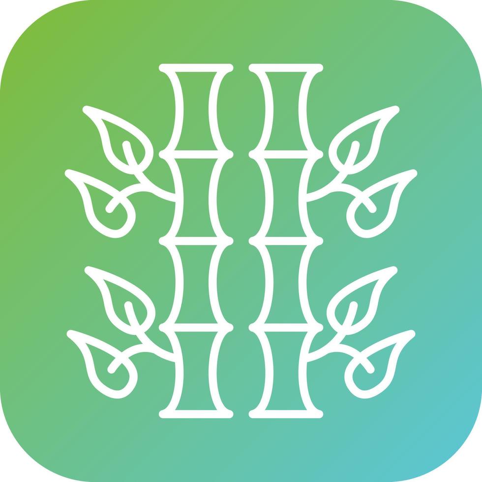 Bamboo Vector Icon Style