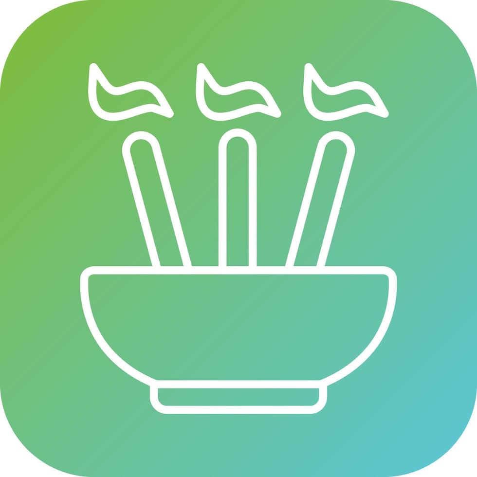 Incense Sticks Vector Icon Style
