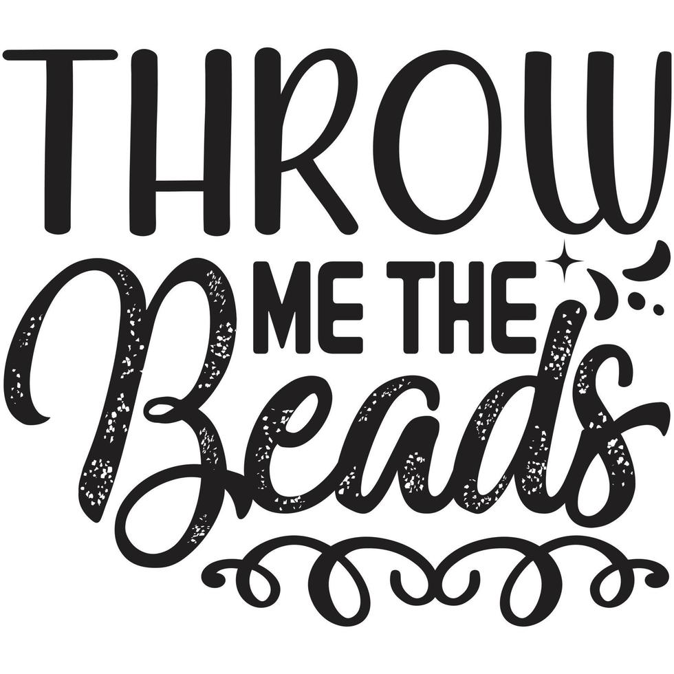 throw me the beads 22300371 Vector Art at Vecteezy