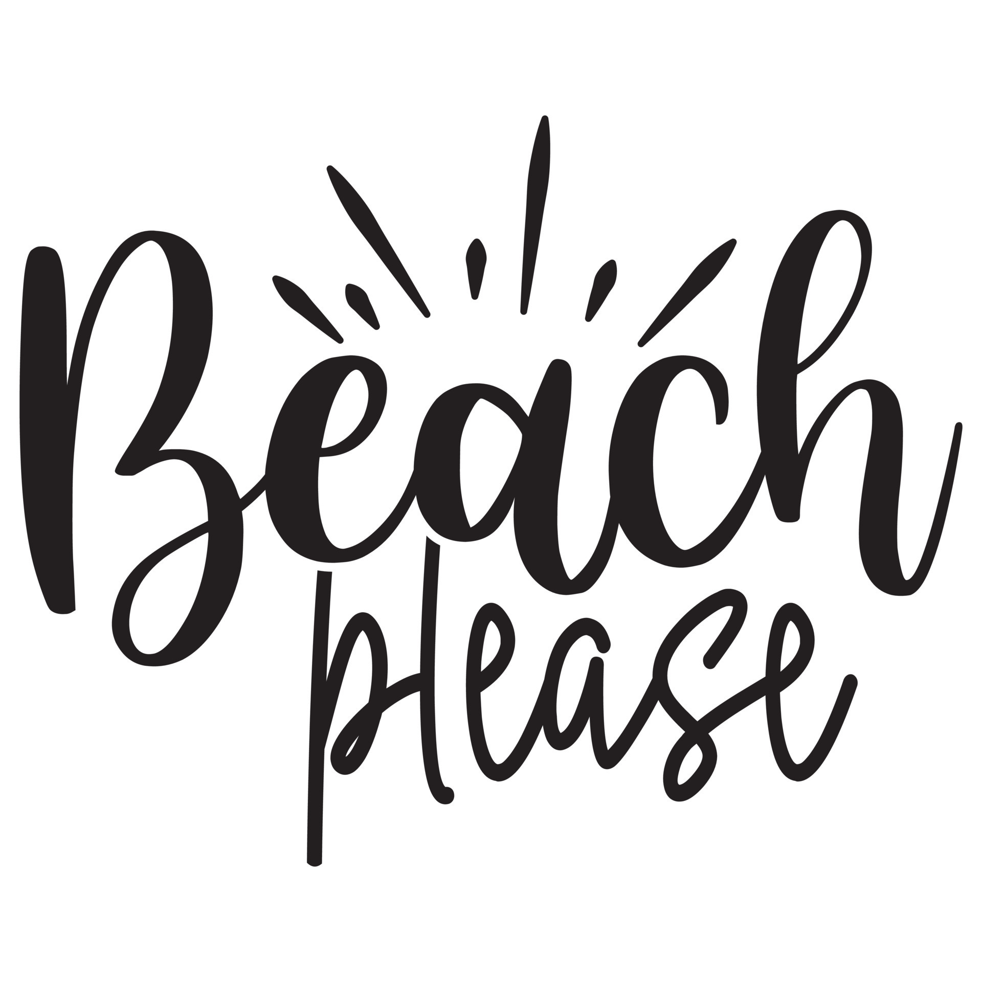 beach please t shirt design 22300386 Vector Art at Vecteezy
