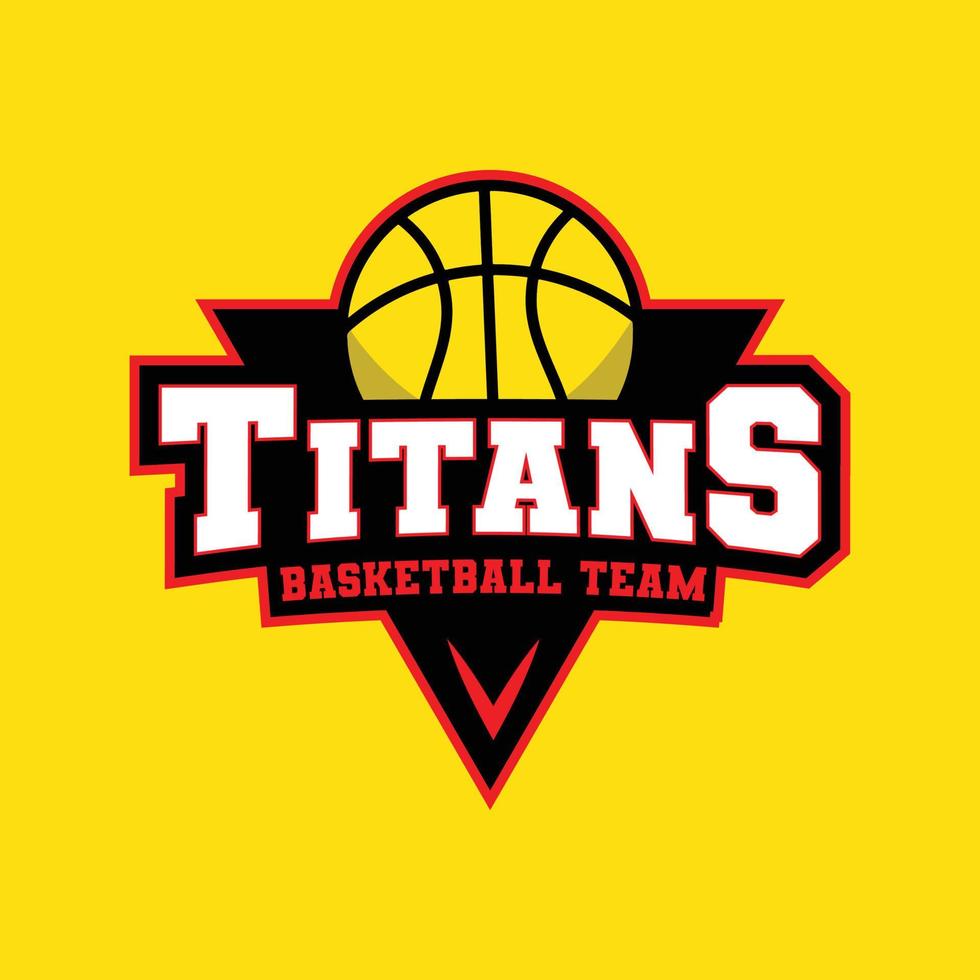 moderno profesional baloncesto equipo logo vector