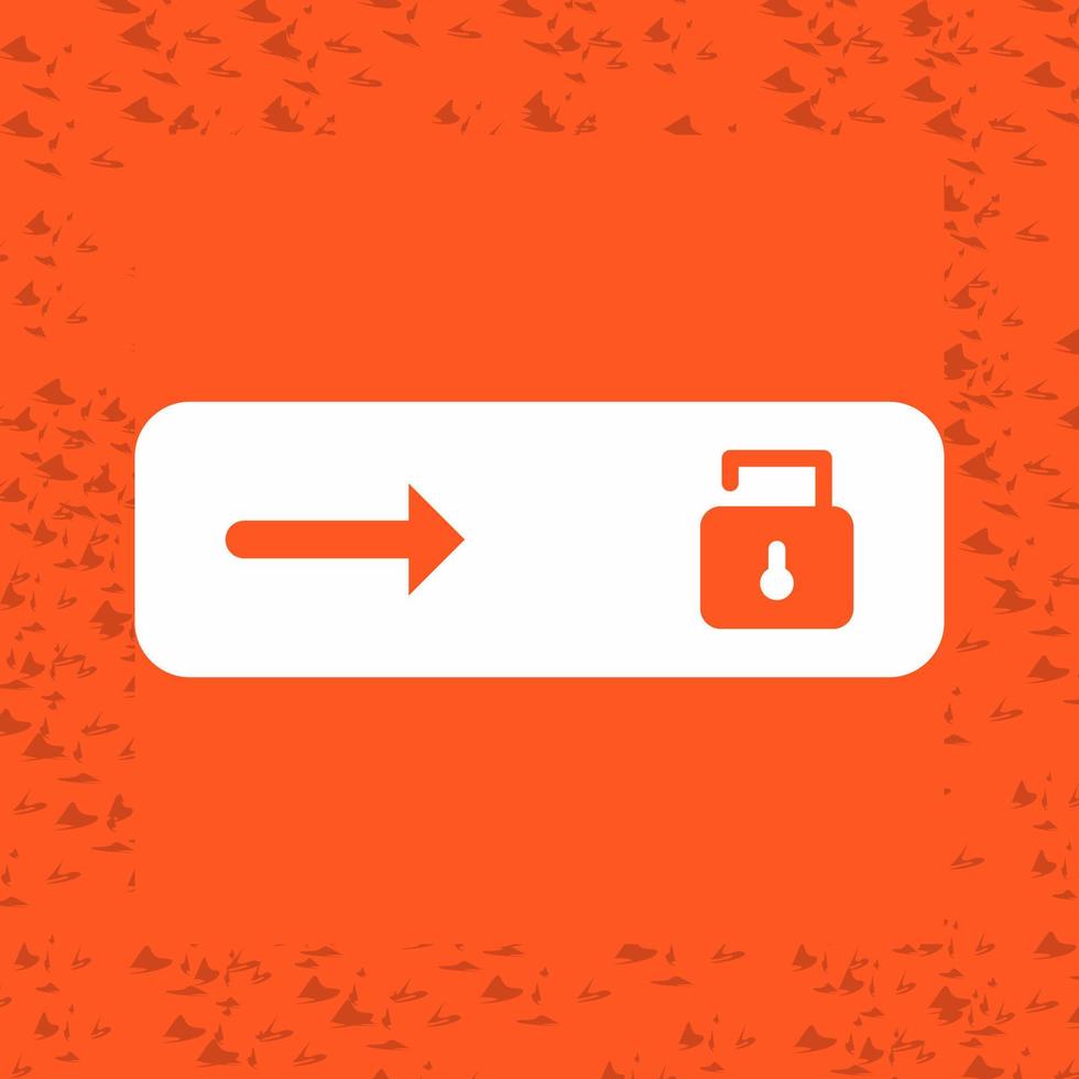 Unlock slide Vector Icon