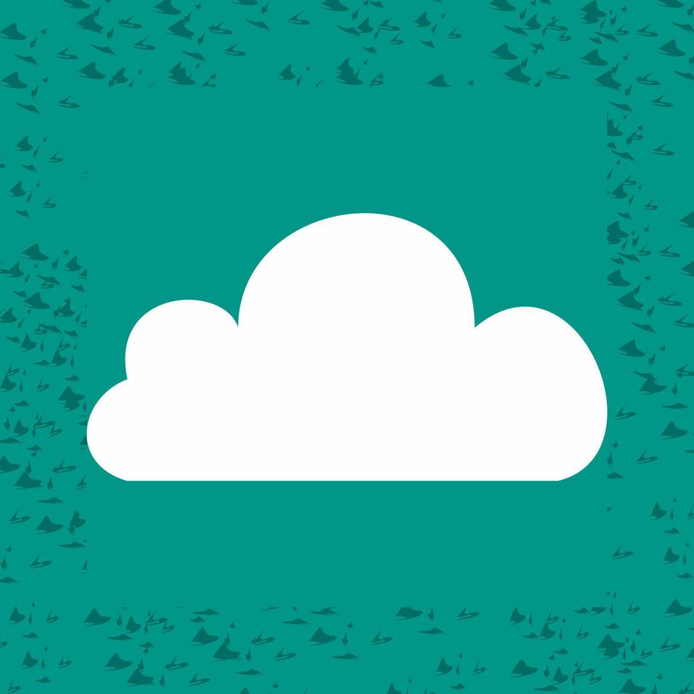 icono de vector de nube