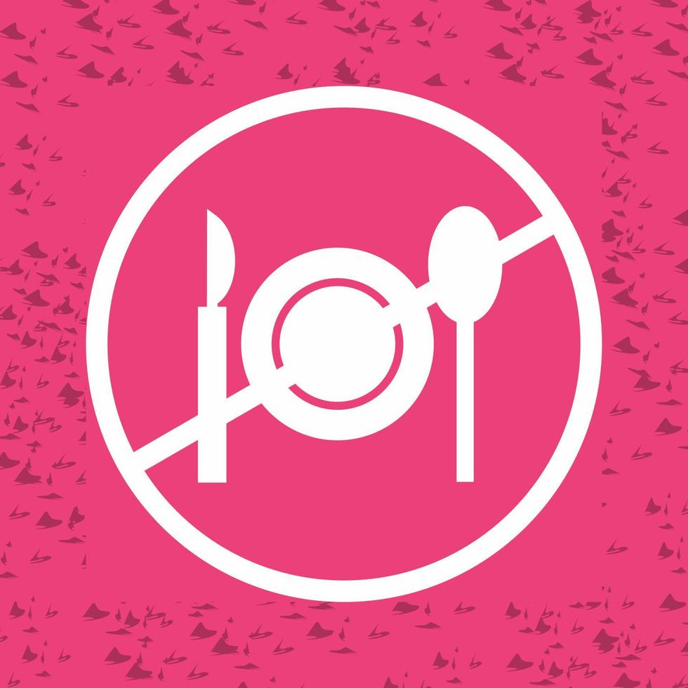 No Food Vector Icon