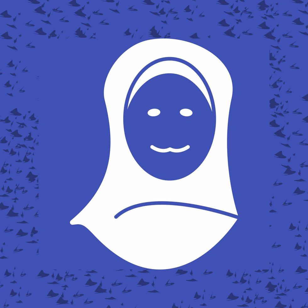 Islamic Woman Vector Icon