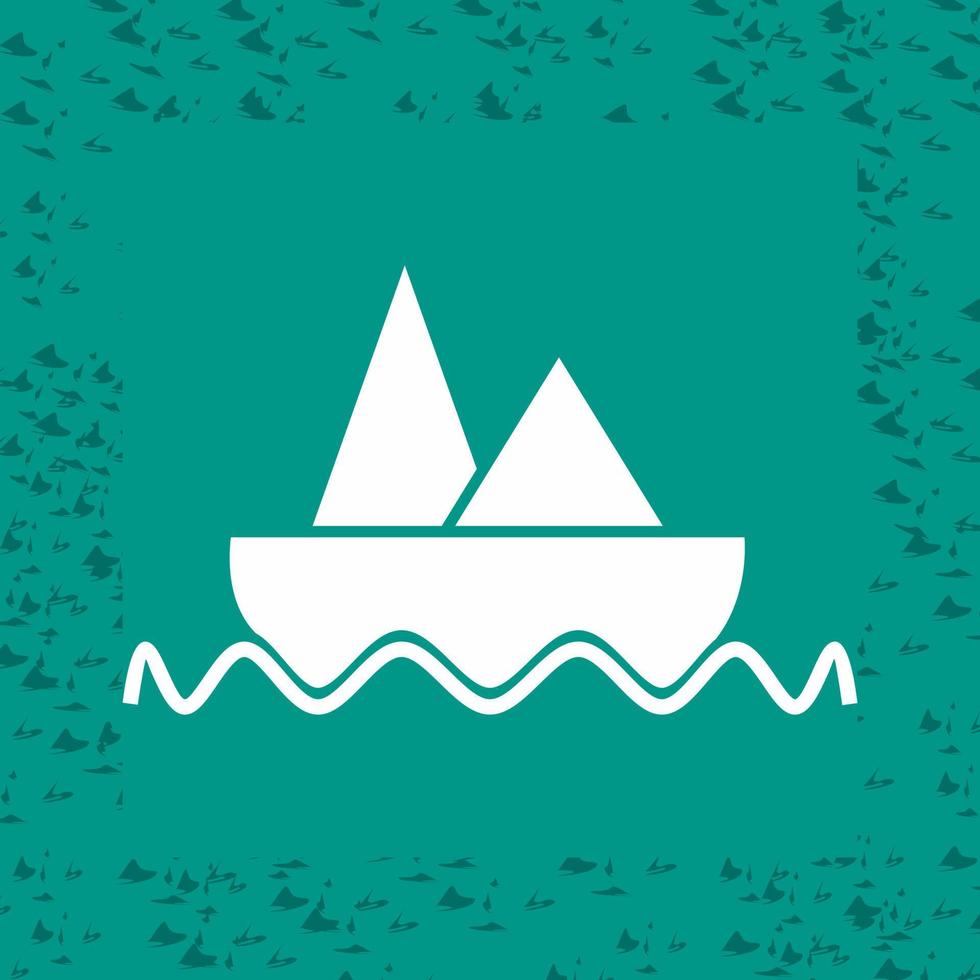 icono de vector de barco