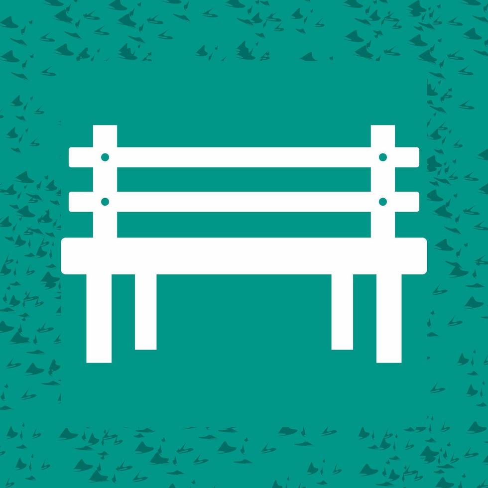 Wooden Bench Vector Icon