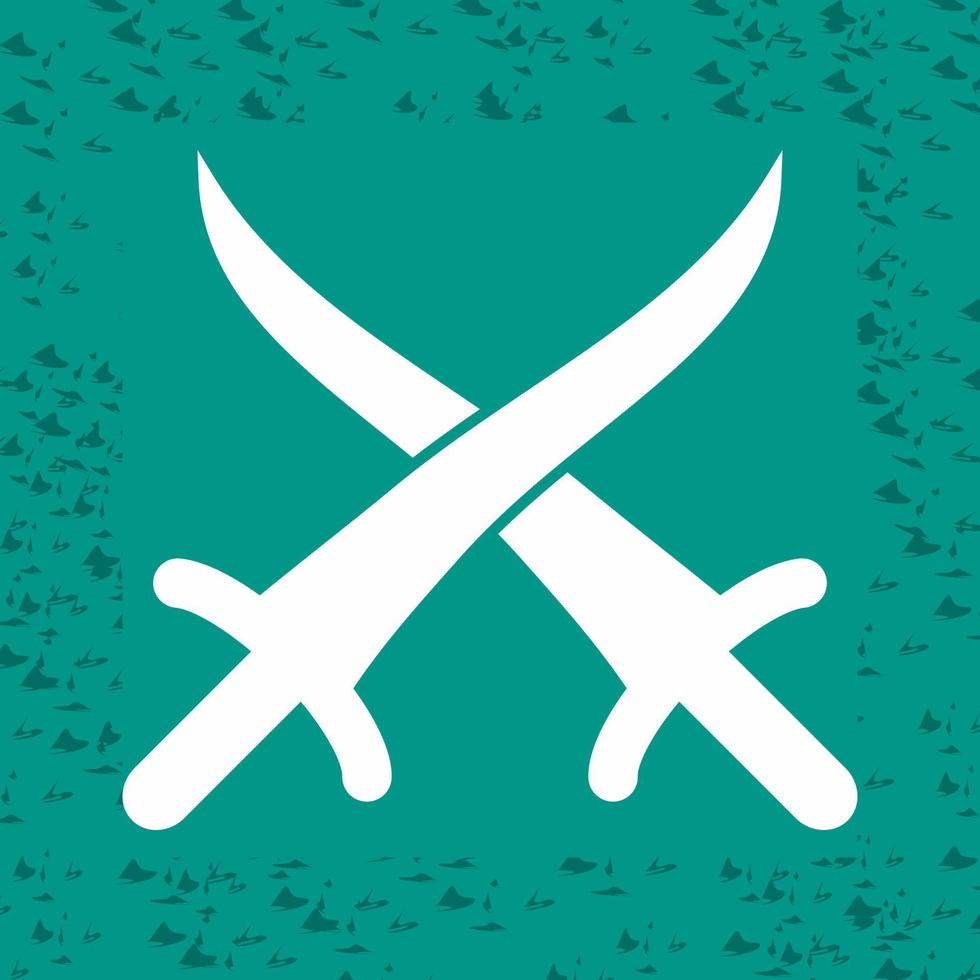 Sword Fighting Vector Icon