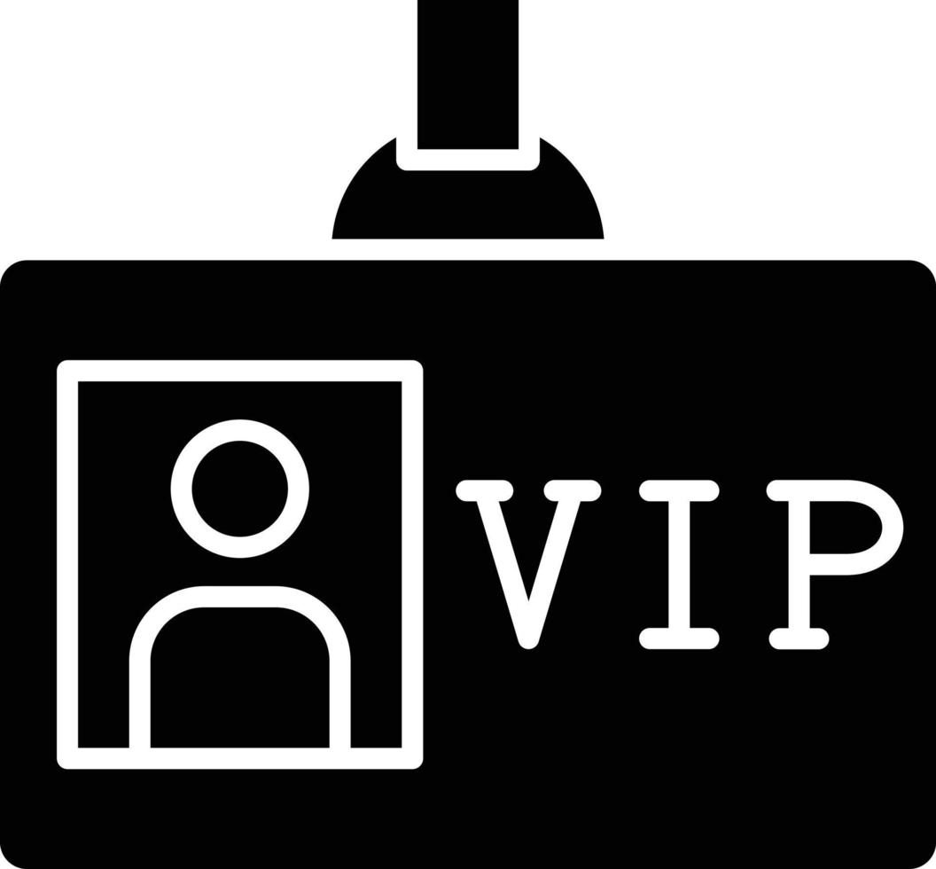 Vector Design VIP Pass Icon Style