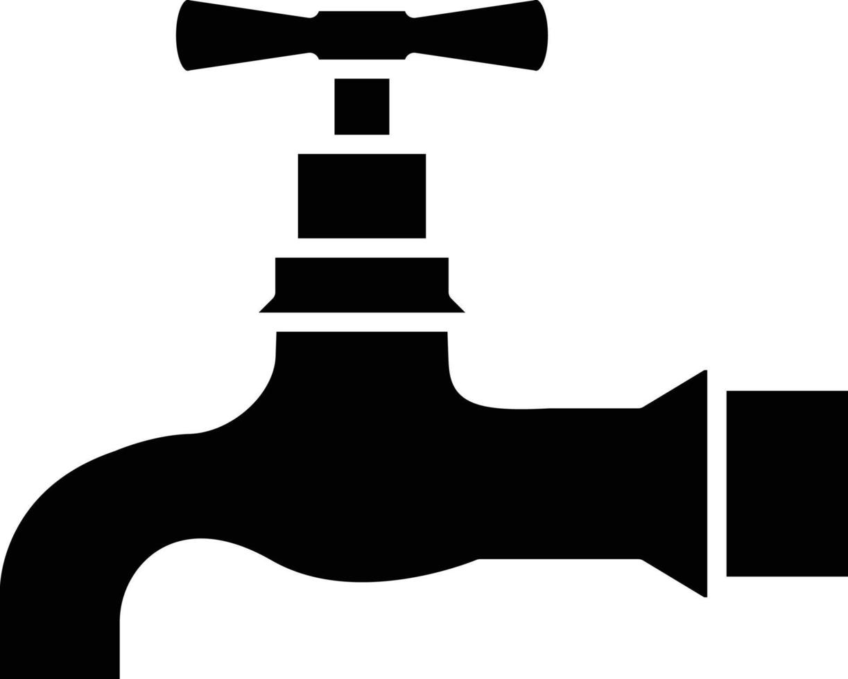 vector diseño agua grifo icono estilo