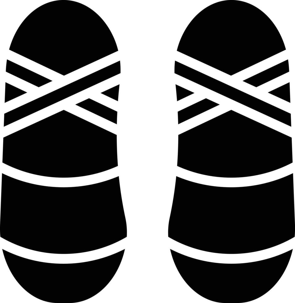Ballet Shoes Vector Icon Style