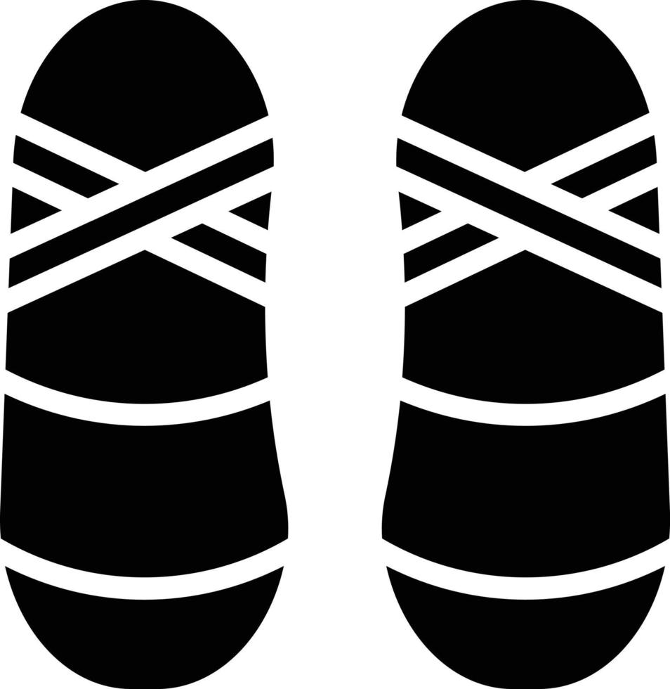 Ballet Shoes Vector Icon Style