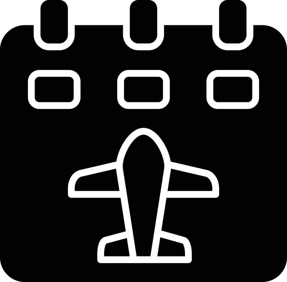 Vector Design Flight Schedule Icon Style