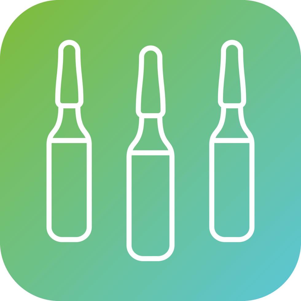 Ampoule Vector Icon Style