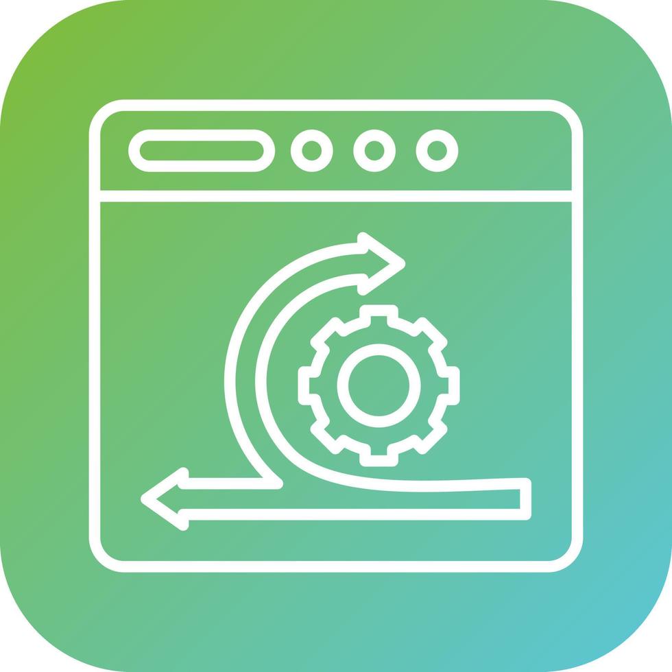 Agile Software Developm Vector Icon Style