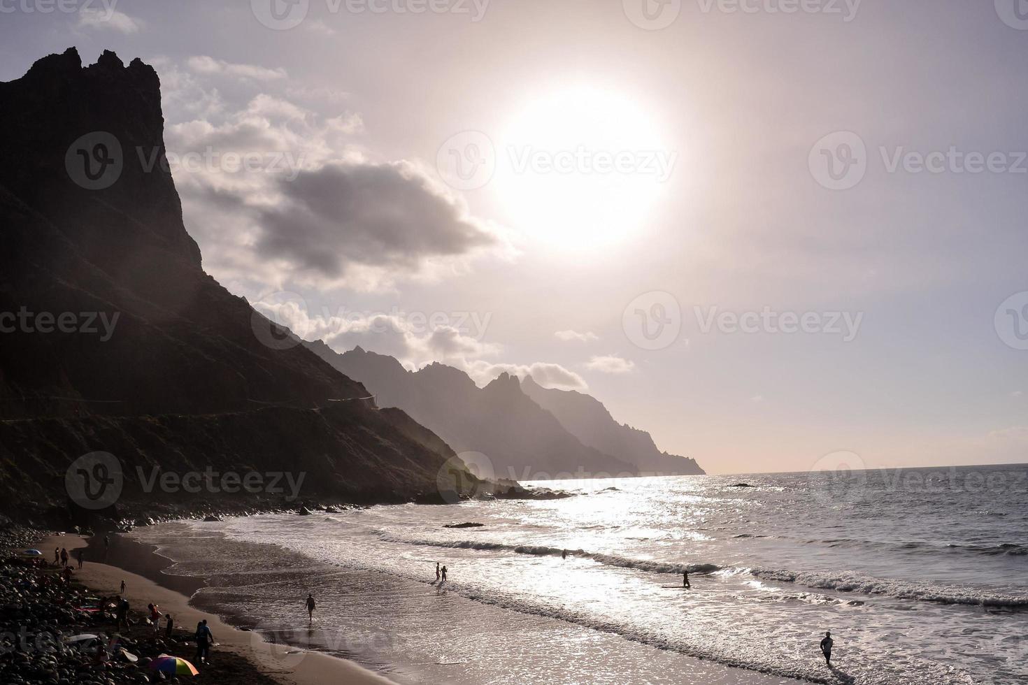 Scenic coastal view photo