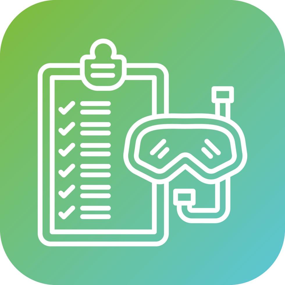 Dive Conditions Vector Icon Style